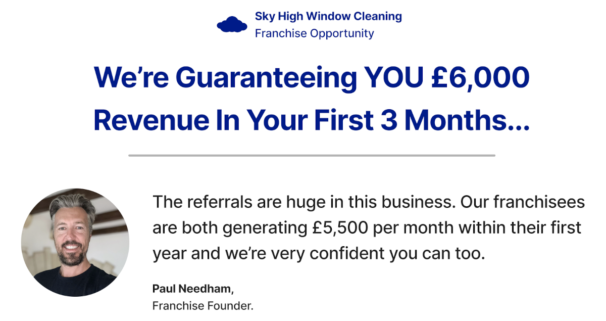 Sky High Window Cleaning Franchise